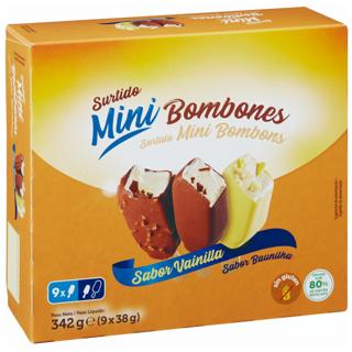 Helado bombón surtidos 9x50ml