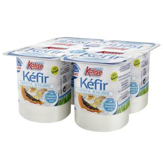 Kéfir Kalise papaya y jengibre 4x125gr