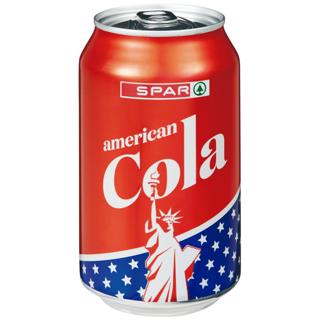 Bebida Refrescante Spar american cola lata 330ml