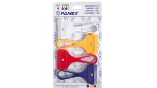 SET 4 RASCADORES PLAST. 11 CMS. COLORES