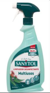 Limpiador Sanytol desinfectante multiusos pistola 750ml
