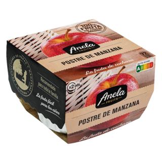 Postre de fruta Anela de manzana 2udx100grr