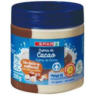 Crema Spar de cacao dos sabores 500gr