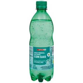 Agua Spar mineral con gas pet 0,5L