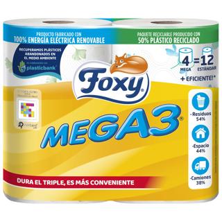 Papel Higiénico Foxy mega3 decorado 4UD