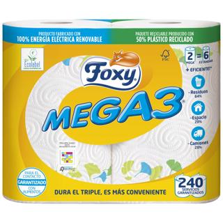 Rollo Papel Foxy cocina mega3 2ud