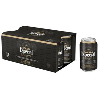 Cerveza Dorada Especial la original extra maduración rubia lata 8x33cl