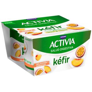 Kéfir Activia melocotón maracuyá 4x125gr